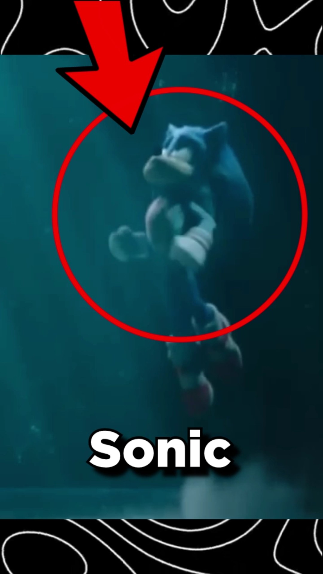 ¿POR QUÉ SONIC NO PUEDE NADAR? ? #sonic #josativi #youtube #shorts #miedo #terror